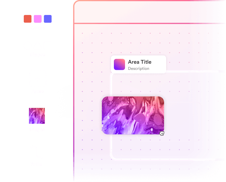 Use built-in tools to customize your space to your needs